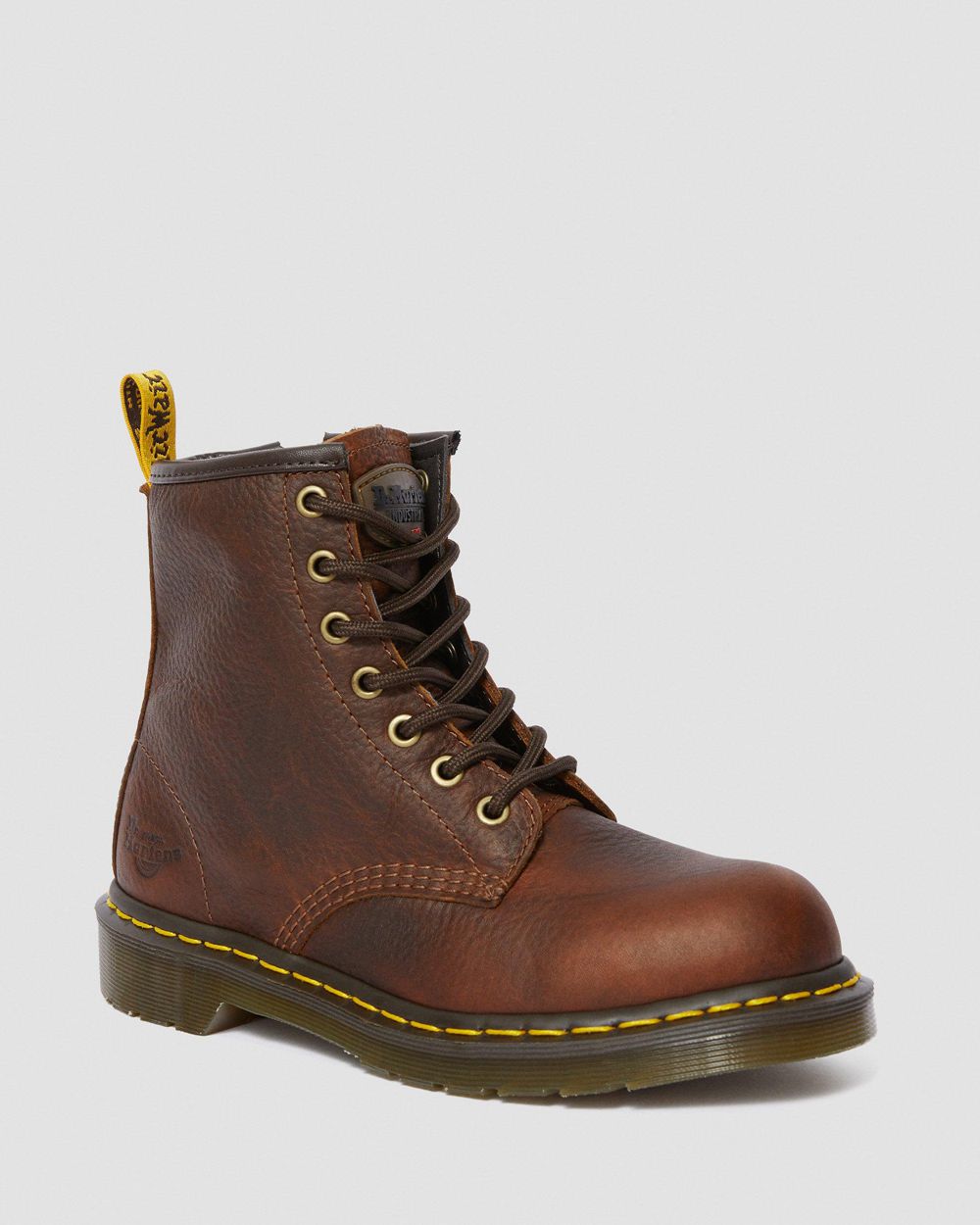 Dr Martens Maple Zip Steel Toe Pracovné Topánky Damske ( Hnede ) SK 751-VGDAHQ